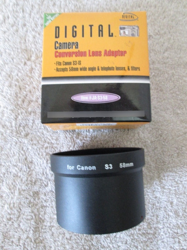 Adaptador Para Lentes 58mm S3-1s Cámara Fotografía