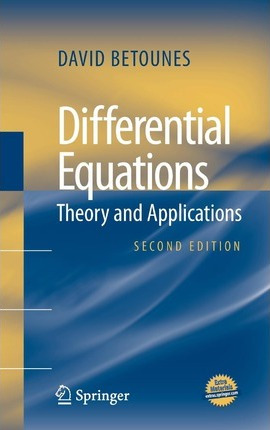 Libro Differential Equations: Theory And Applications - D...