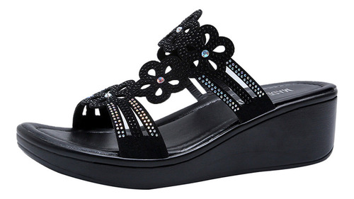 Zt Cuñas De Estilo Bohemio Slipper Mujer Casuales Zapatos
