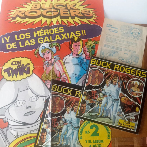 Buck Rogers -álbum De Figuritas, Cupón Y Afiche 
