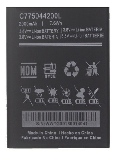 Bateria Blu Studio X10 C775044200l