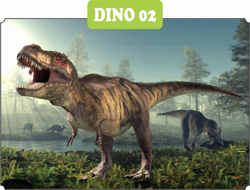 Imagem 5 de 10 de Adesivo Decorativo Dino Infantil Dinossauro T-rex 6,5m²