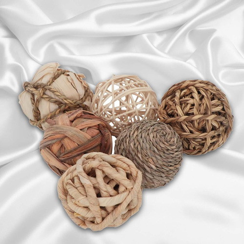 . Bolas De Centro De Mesa Decorativas De Ratán, Cuencos,