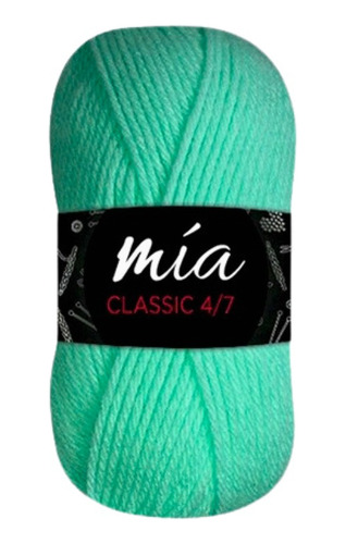 Lana Cashmilon Mia 4/7 X 10 Ovillos De 100grs (1kg) Color Piscina