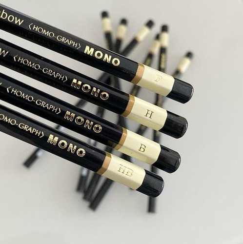 Lápiz Tombow Mono H Set 12 Pzas Dibujo Técnico Artistico