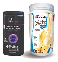 Comprar Vsouls Malteada Shake Light Vainilla Y Colageno+biotina Sabor vainilla y blueberry