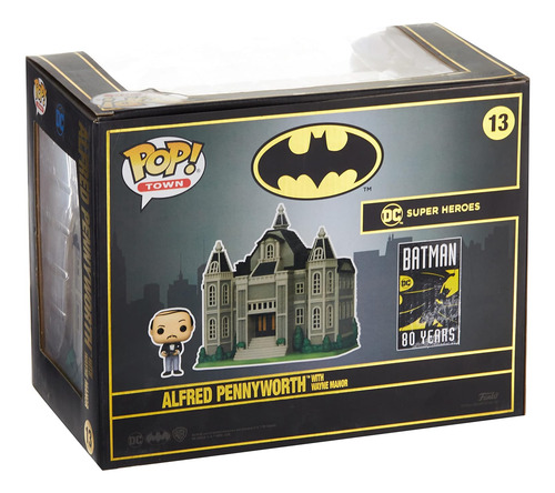 ¡funko Pop! Town: Batman 80th - Mansión Wayne Con Alfred ...