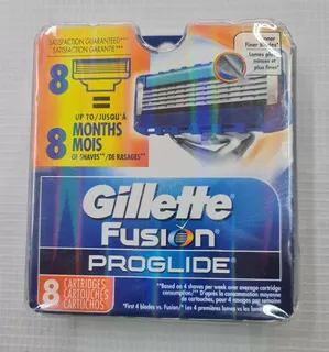 Gillette Fusion Proglide 8pzs Cartuchos Maquina De Afeitar