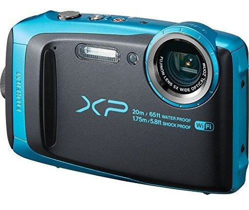 Finepix Xp120 Camara Digital Impermeable Azul Cielo 64