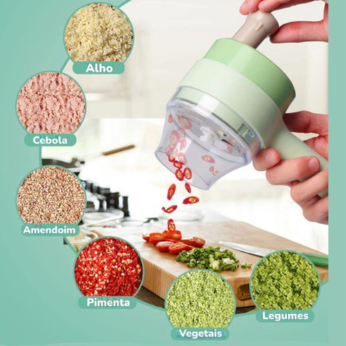 Picador De Vegetales Y Verduras Eléctrico Resistente