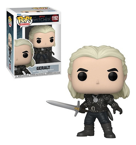 Figura De Accion Tv Netflix The Witcher Geralt 57814 Funko Pop