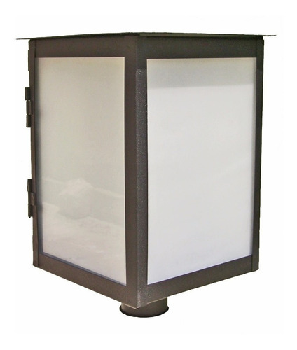 Imagen 3 de 5 de Lampara Farol Con Poste 2,5 Mts Para Cementar Para Led M2004