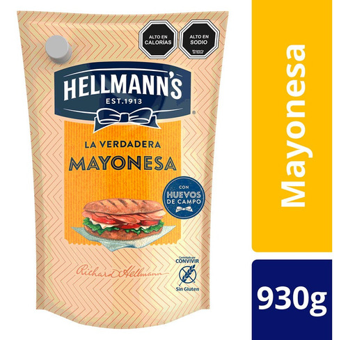 Mayonesa Hellmans 930gr (2unidad)-super