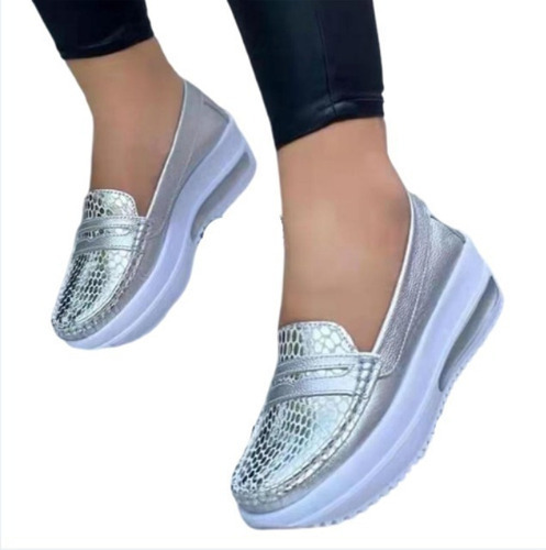 Wan Zapatos De Mujer Mocasines Con Plataforma Sin Cordones