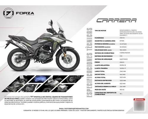 Moto Forza Carrera 250cc