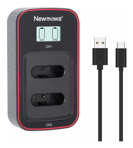 Newmowa Smart Lcd Display Dual Usb Cargador Para Sony 2