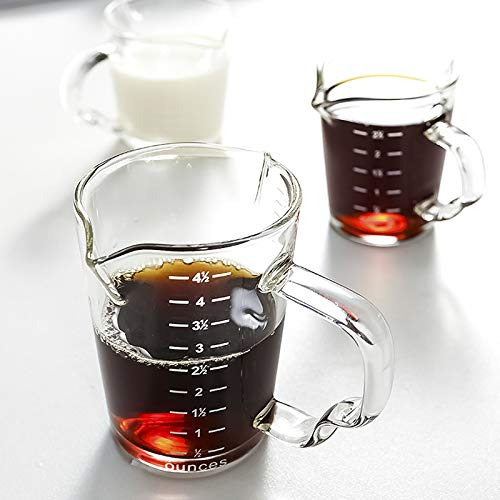 Taza Medidora De Vidrio De 150 Ml, Boquilla Doble, Vaso...
