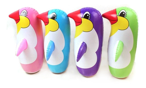 Pingüino Inflable De Dibujos Animados Para Bebés