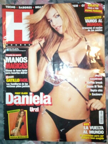 Daniela Urzi. Revista Hombre