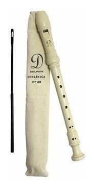 Kit 10 Flautas Doce Germânica Soprano Dolphin Dp123 Yamaha