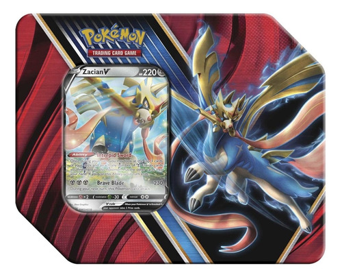 Pokemon Tcg Zacian V Legends Of Galar Tin