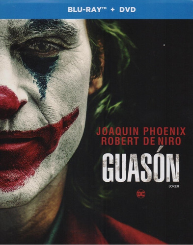 Joker Guason Dc Joaquin Phoenix Pelicula Blu-ray + Dvd
