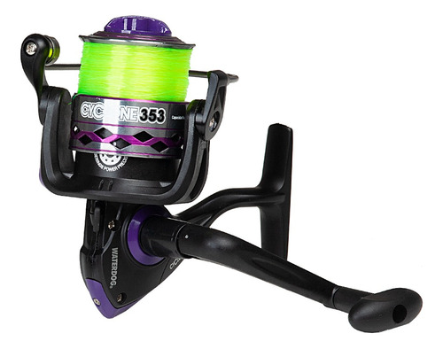 Reel Waterdog Cyclone 353 Con Nylon 3 Rulemanes Pejerrey