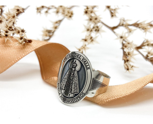Anillo Virgen Del Valle Plata 925 Plata 925 A - Chico Plata 925
