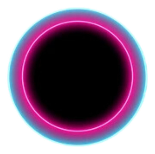 Letrero Led Neon Personalizado Circular Luminoso 20*20