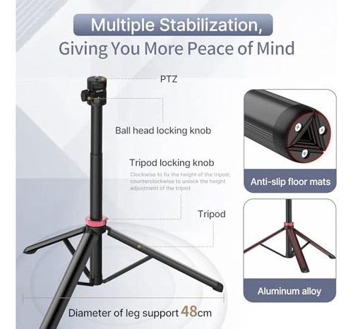 Ulanzi Mt-79 Trípode Extensible De Aluminio, 81 Soporte De