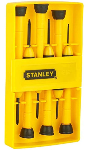Stanley 66052 Juego De Destornilladores De Precisión De 6 Pi