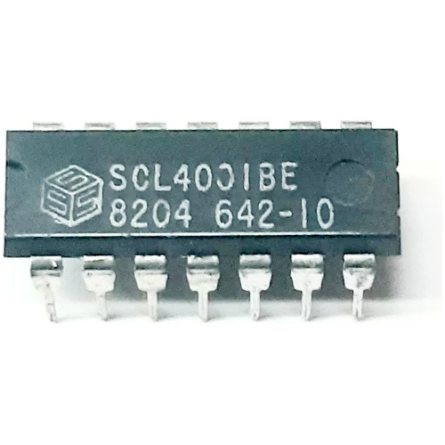 Scl4001 Cd4001 Integrado ( Packx4) Dip Quad 2 Input Nor Gat.