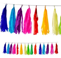 Comprar Papel Picado - Pompones De Papel 20 Tiras 