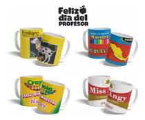 Comprar 4 Plantillas Para Sublimar Tazas Día Del Maestro (photoshop)