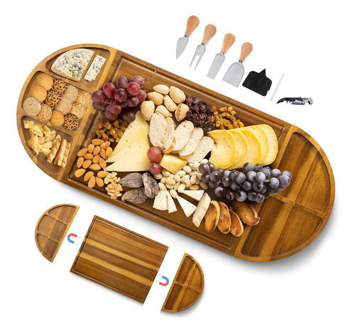 Tablas De Embutidos Extra Grandes, Tabla De Quesos De Acacia