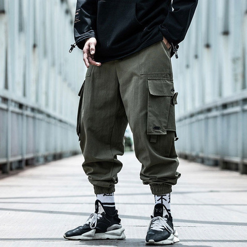 Hombre Suelto Hip Hop Streetwear Joggers Harem Pantalones