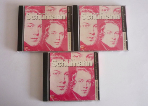 Schumann Vol. 1, 2 Y 3 - Grandes De La Musica Clasica - Cd
