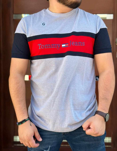 Paquete 3 Playeras Manga Corta Cuello Redondo Caballero