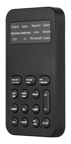 Imagen 2 de 9 de Mini Cambiador De Voz Dispositivo De Efectos De Sonido De La