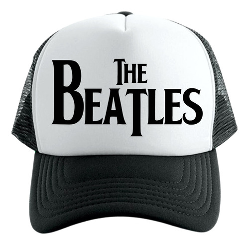 Gorra Tipo Trucker Negra The Beatles Music