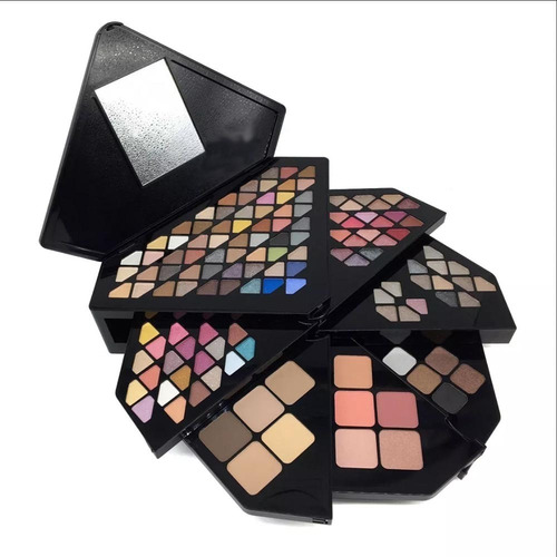 Imagem 3 de 7 de Maleta Maquiagem Luisance Profissional Sombra 3d Blush Batom