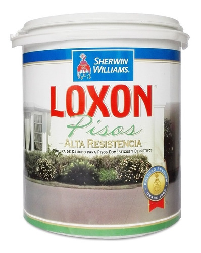 Pintura Para Canchas Loxon Pisos Azul Galón Sherwin Williams