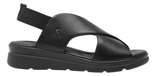 Sandalia Casual Descanso Mujer Piel Negro Flexi 124201 Gnv®