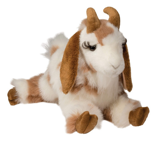 Brady Cabra Dlux Peluche Animal De Peluche Color White/Brown