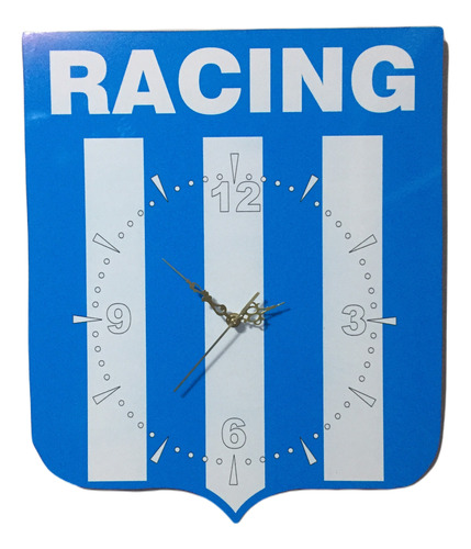 Escudo Reloj Pared Racing Club La Academia Fibrofácil Oferta