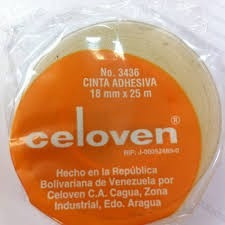 Imagen 3 de 4 de Cinta Celoven 3436 X 25 Mts Vaso