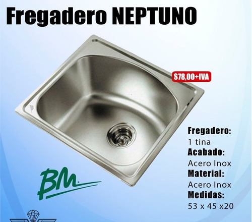 Fregadero Bm Neptuno