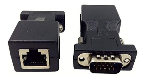 Adaptador De Extensor Vga Macho De 15 Pines A Hembra