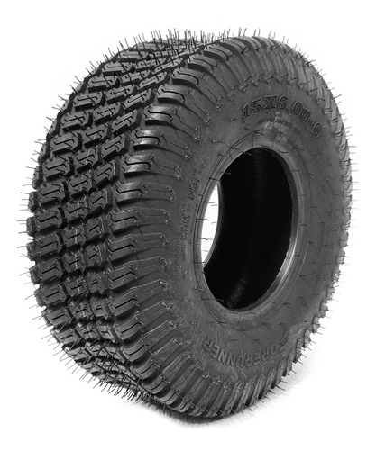 2 Pneus 15x6.00-6 Diateiro De Cortador De Grama