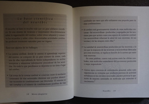 Mente Despierta: Ejercicios De Neurobic - Lawrence C. Katz (Usado)